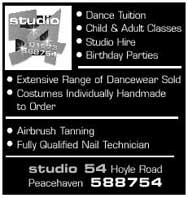 dance tuition - studio hire extensive range of dancewear sold